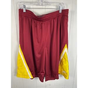 Vintage Nike Gray Tag Basketball Shorts Size XL Red/Yellow